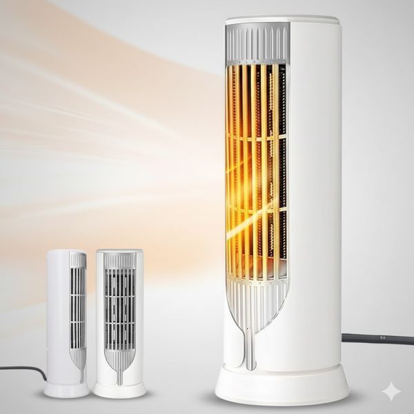 Тепловентилятор керамічний Lasko FH500 1200 Вт, кімнатний електрообігрівач дуйка для дому та офісу, захист від перегрівання FH500 фото