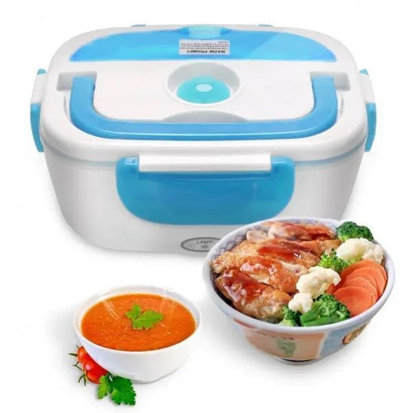 Ланчбокс з підігрівом їжі 220V, Electric lunch box, ланч-бокс від мережі pr65638435 фото