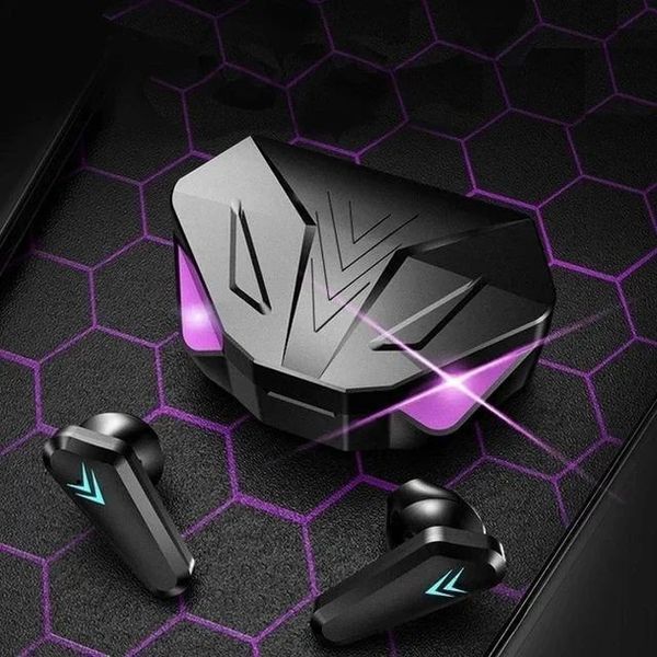 Ігрові геймерські бездротові навушники Bluetooth TWS X15 стереогарнітура з мікрофоном зарядним кейсом TWSX15 фото