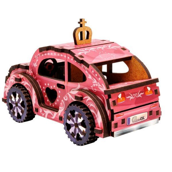 Дерев'яний 3D конструктор "Turbo Princess" Puz-00969, 70 деталей Puz-00969 фото
