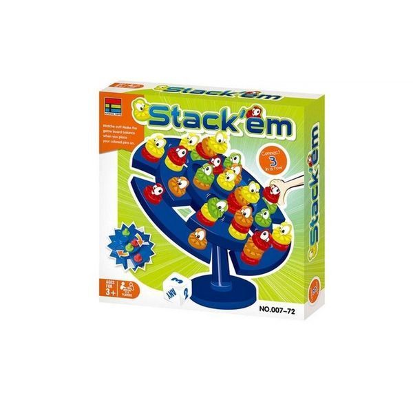 Настільна гра "Stackem" 007-72 фішки трьох кольорів 007-72 фото