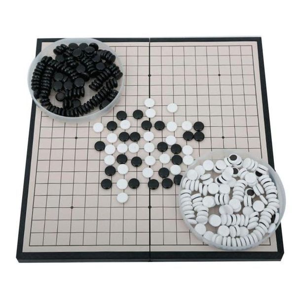 Настільна гра "Go Game" 3215GG 2 кольори фішок, ігрова дошка 32х32 см 3215GG фото