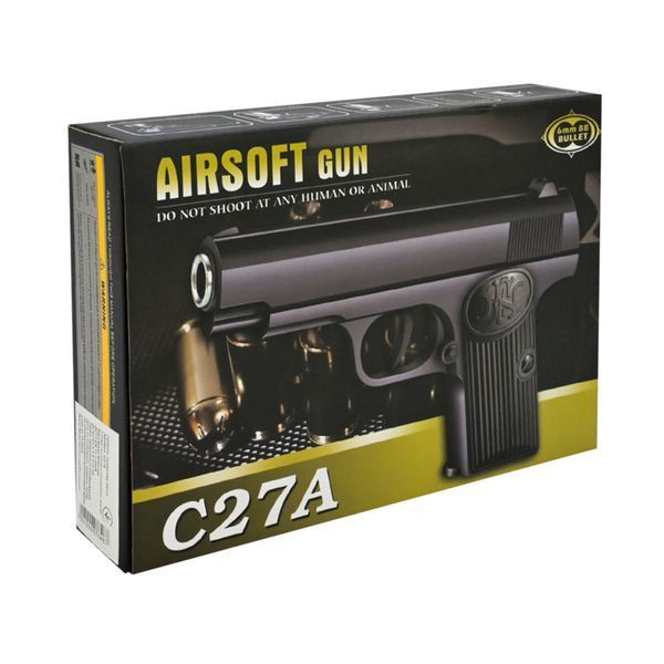 Дитячий ігровий Пістолет C27A метал/пластик, стріляє кульками 6 мм C27A фото