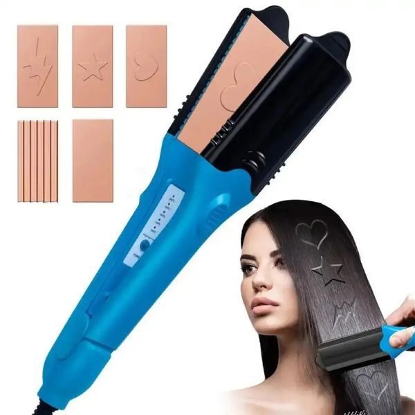 Плойка-випрямляч для волосся зі змінними насадками HAIR STYLE XL-619 Праска з керамічним покриттям 2052746 фото