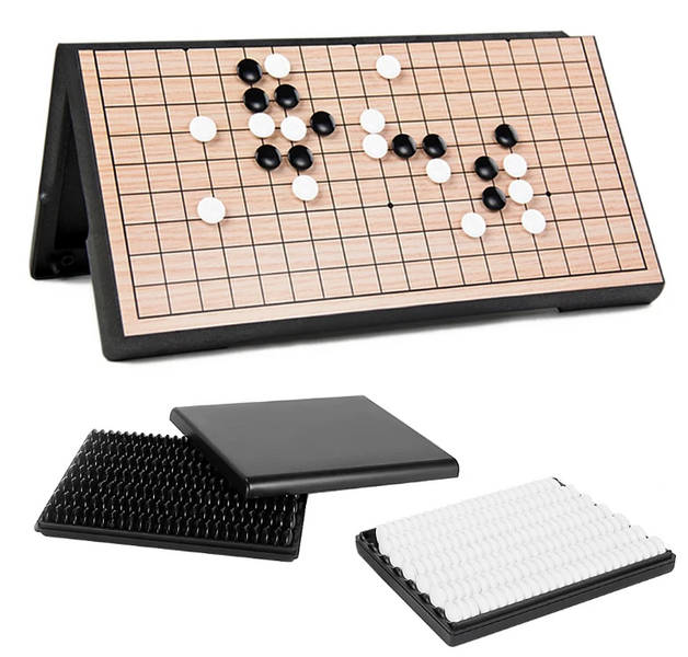 Настільна гра "Go Game" 3215GG 2 кольори фішок, ігрова дошка 32х32 см 3215GG фото