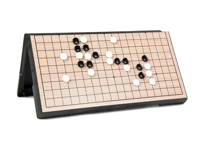 Настільна гра "Go Game" 3215GG 2 кольори фішок, ігрова дошка 32х32 см 3215GG фото