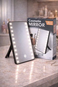 Дзеркало для макіяжу з LED підсвічуванням 16 світлодіодів Cosmetie Mirror LY-701 LY-701 фото