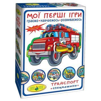 Дитяча настільна гра "Транспорт. Спецмашини" 81152, 12 карток 81152 фото