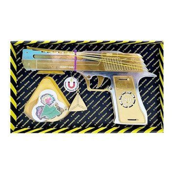 Зібрана модель Резинкостріл "DESERT EAGLE" DE-G-B, GOLD DE-G-B фото