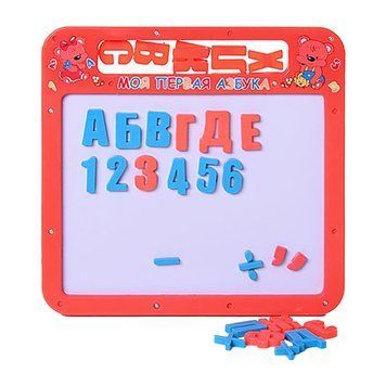 Дитяча магнітна дощечка "Абетка" 0185(Red) 0185(Red) фото
