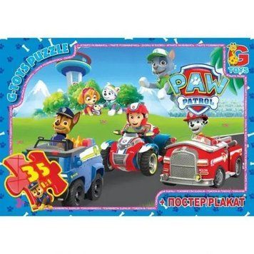 Пазли дитячі "Paw Patrol" Цуценячий патруль PW0819, 35 елементів PW0819 фото