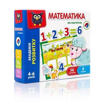 Математика на магнітах VT5411-04 укр. мовою VT5411-04 фото