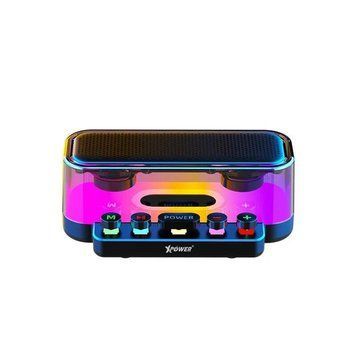 Портативна колонка Bluetooth з підсвічуванням RGB Bluetooth 5.0, Type-C. As-2636 фото