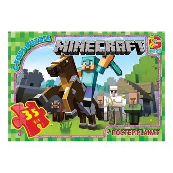 Пазли дитячі "Minecraft" Майнкрафт MC773, 35 елементів MC773 фото