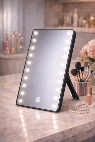 Дзеркало для макіяжу з LED підсвічуванням 16 світлодіодів Cosmetie Mirror LY-701 LY-701 фото