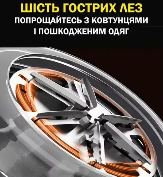 Машинка для видалення ковтунців haver LY-950 з Type-C зарядкою, бездротова, біла LY950 фото