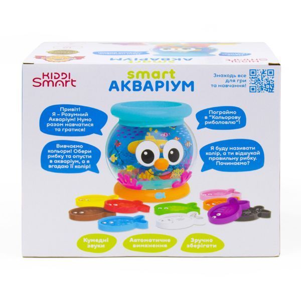 Інтерактивна навчальна іграшка Smart-Акваріум KIDDI SMART 207659 українська та англійська 207659 фото