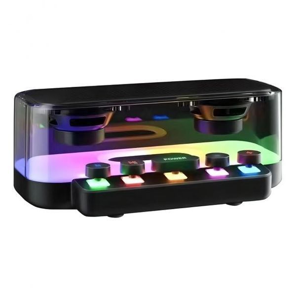 Портативна колонка Bluetooth з підсвічуванням RGB Bluetooth 5.0, Type-C. As-2636 фото