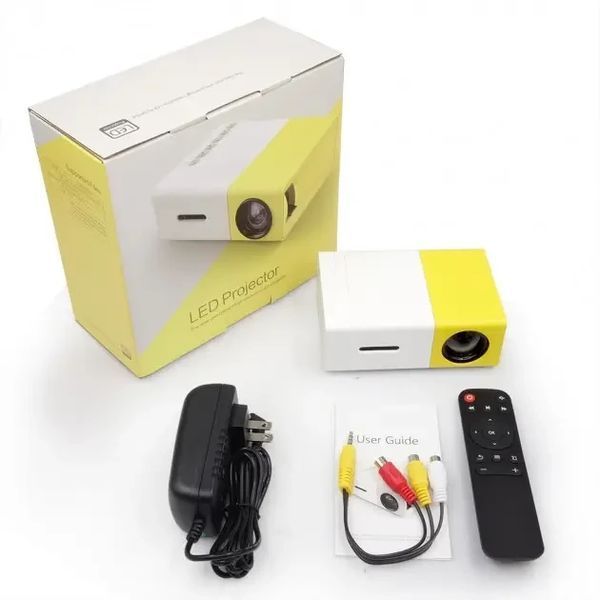 Мультимедійний портативний проєктор UKC YG-300 з динаміком White/Yellow YG300 фото