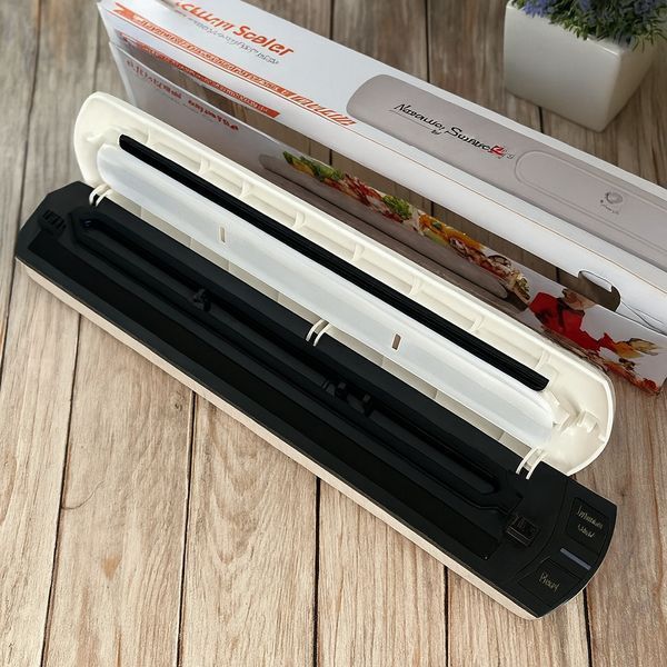 Вакуумний пакувальник Vacuum Sealer S для продуктів 90 Вт, 28 см, білий SL98 фото
