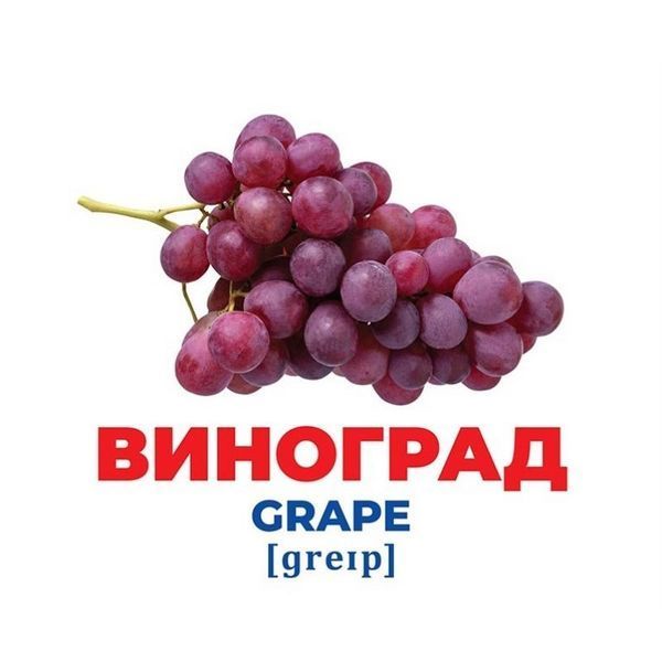 Набір розвиваючих карток Геній з пелюшок "Фрукти та ягоди" Ранок 10107195У, 17 карток 10107195 фото