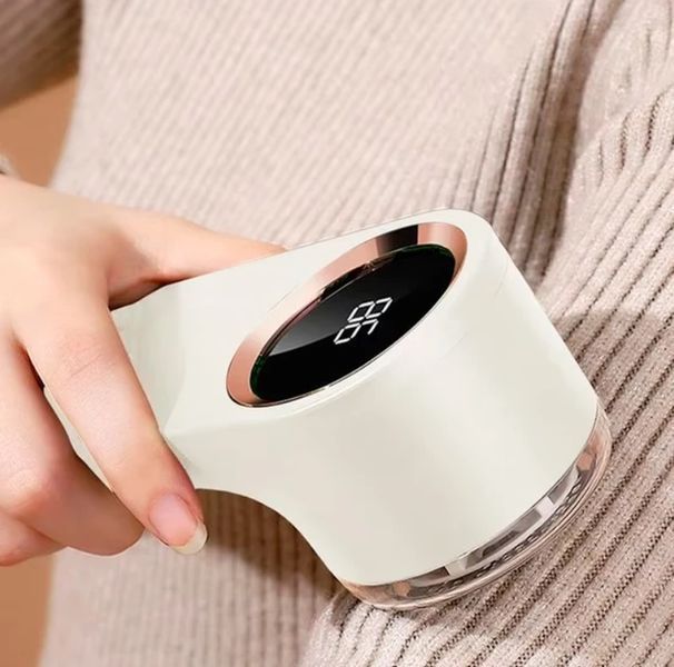 Машинка для видалення ковтунців haver LY-950 з Type-C зарядкою, бездротова, біла LY950 фото