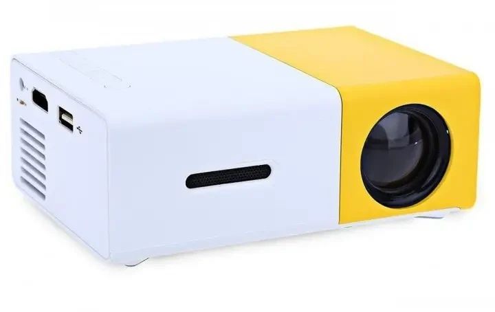 Мультимедійний портативний проєктор UKC YG-300 з динаміком White/Yellow YG300 фото