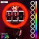 Кільцева LED лампа RGB MJ18 45см 3 кріплення 24300101111 фото 2