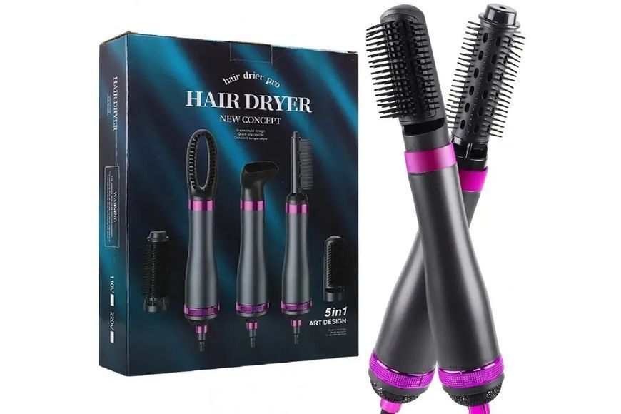 Фен-гребінець HAIRE DRYER HA51 5в1 M17182 фото