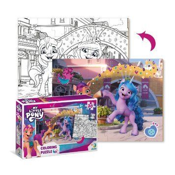 Дитячі Пазли 2в1 My Little Pony "Подружки та веселка" DoDo 200134 30 елементів 200134 фото