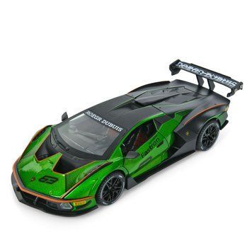 Дитяча інерційна машинка AP-2036(Green) двері відчиняються, світло та звук, 1:24, 23 см AP-2036(Green) фото