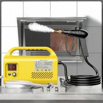 Портативний пароочисник QX003 з мийкою високого тиску 3 насадки 2500W 2019117 фото
