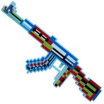 Дитяча іграшка Автомат "Minecraft" MСR-A(Blue) світлові та звукові ефекти MСR-A(Blue) фото