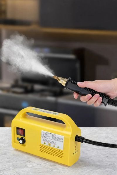 Портативний пароочисник QX003 з мийкою високого тиску 3 насадки 2500W 2019117 фото