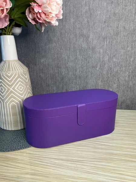 Стайлер + Коробка 5в1 HAIR BRUSH Styler для різних типів волосся з функціями надання об'єму, випрямлення, укладання Фіолетовий 509dy фото
