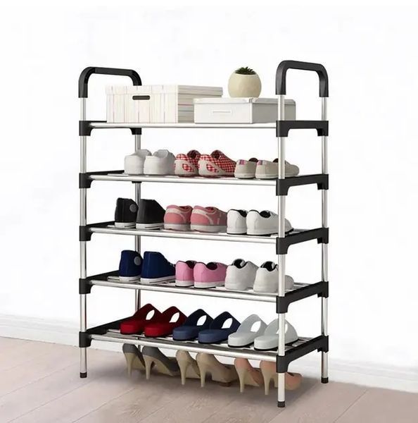 Полиця для взуття метал 5 секції Shoe rack Jam110 фото