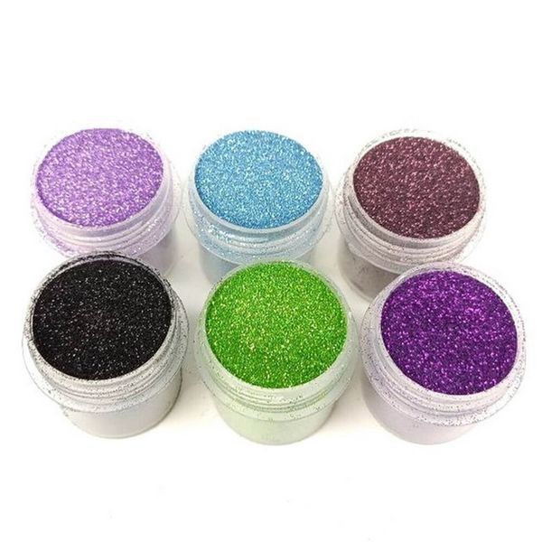 Набір гліттеру для біо-тату "Великий № 4" glitter-set-big-6x-4, 6 штук по 12 мл glitter-set-big-6x-4 фото