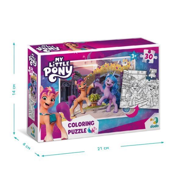 Дитячі Пазли 2в1 My Little Pony "Подружки та веселка" DoDo 200134 30 елементів 200134 фото