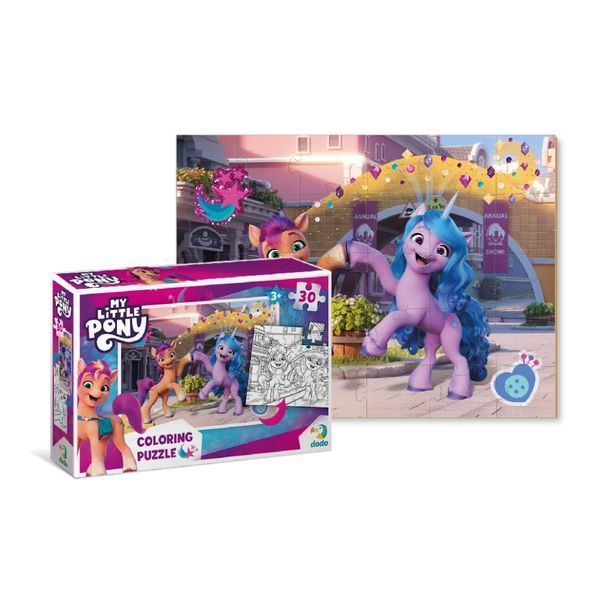 Дитячі Пазли 2в1 My Little Pony "Подружки та веселка" DoDo 200134 30 елементів 200134 фото