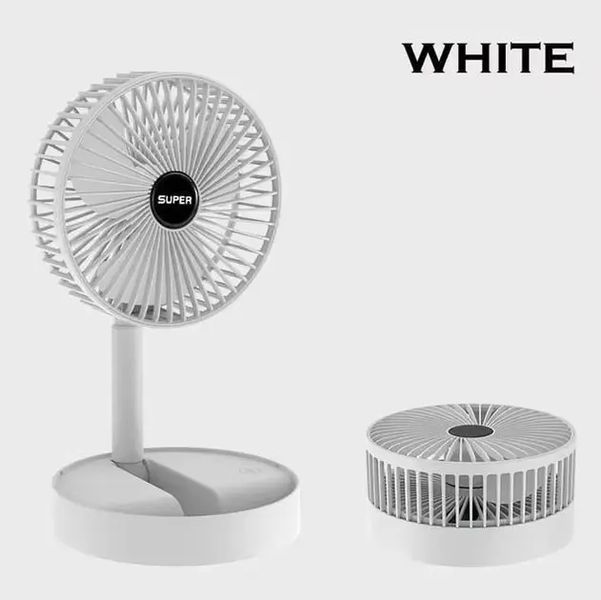Портативний міні вентилятор для дому Telescopic Folding Fan Складаний настільний вентилятор із USB зарядкою 123222 фото