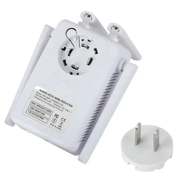 Wi-Fi репитер WR09WIFI, підсилювач бездротового сигналу, режим Repeater/AP, розширення зони покриття Wi-Fi WR09WIFI фото