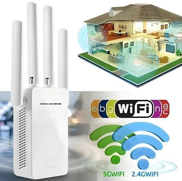 Wi-Fi репитер WR09WIFI, підсилювач бездротового сигналу, режим Repeater/AP, розширення зони покриття Wi-Fi WR09WIFI фото