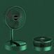 Портативний міні вентилятор для дому Telescopic Folding Fan Складаний настільний вентилятор із USB зарядкою 123222 фото 2