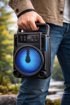 Бездротова портативна колонка GTS-1360 Dual 3" G6937 фото