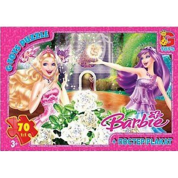 Дитячий пазл "Barbie" BA030 плакат 70 елементів BA030 фото