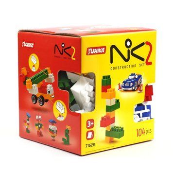 Конструктор дитячий "NIK-2" 71528, 104 великих деталей 71528 фото