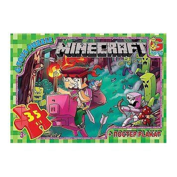 Пазли дитячі "Minecraft" Майнкрафт MC776, 35 елементів MC776 фото