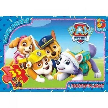 Пазли дитячі "Paw Patrol" Цуценячий патруль PW0821, 35 елементів PW0821 фото