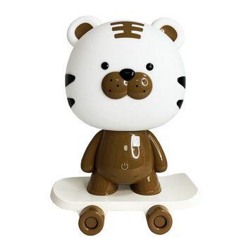 Нічник дитячий &laquo;Тигр на скейті&raquo; MGZ-1408(Brown) мережевий, живлення від USB MGZ-1408(Brown) фото