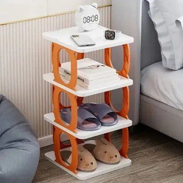 Полиця для взуття та речей на 3 яруси Shoe rack 2053221 фото